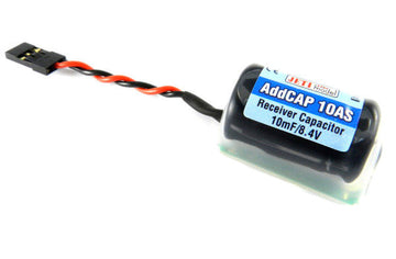 Buffer/Storage Capacitor, JETImodel Addcap, 10,000µF, Hacker # 22985481