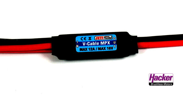 V-Kabel mit MPX-Stecker (grün"), Hacker # 22985487"