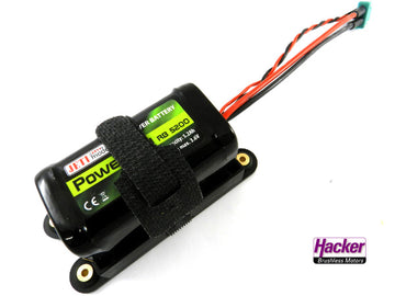 Empfängerakku Power Ion 5200, LiIo 7,2V 5200mAh, Hacker, 104x47x50mm, 230g