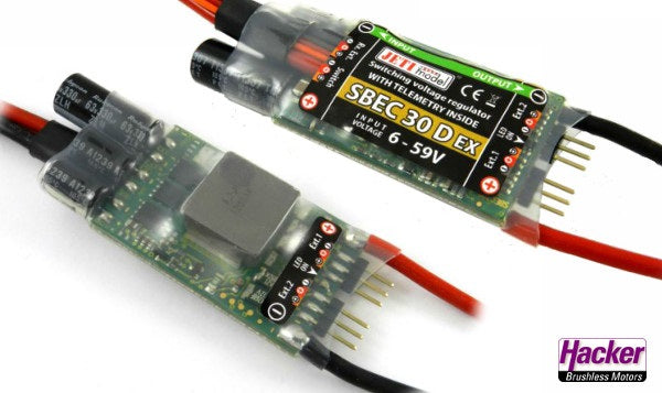 JETImodel SBEC 30 D, receiver power supply from the drive battery