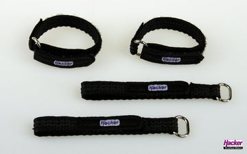 Hook-and-loop Strap, rubberized, 10x150mm, 4-pack, Hacker # 28883015