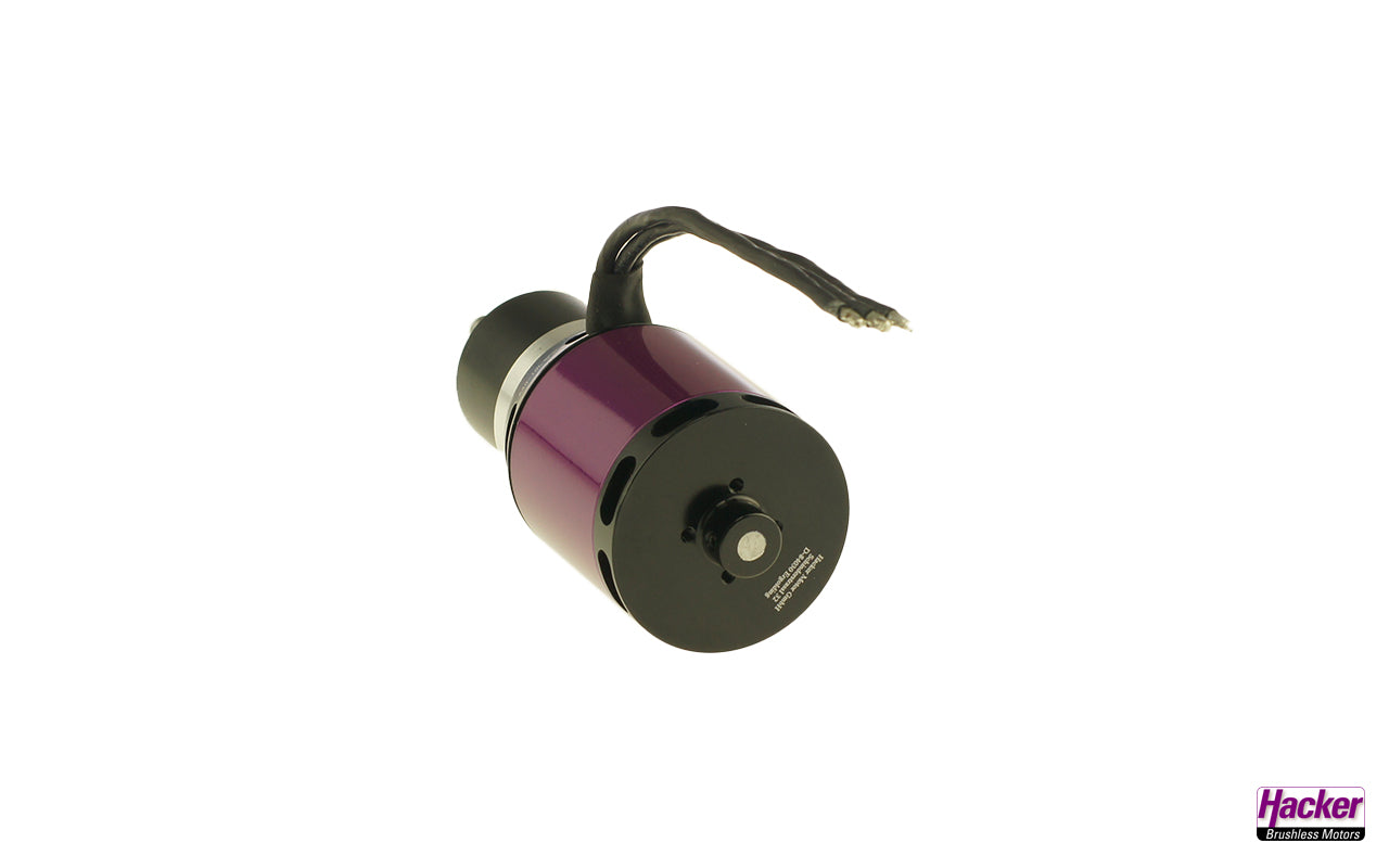 Hacker A40-10L, V2, 8 Pole mit Getriebe 6.75:1, 164 U/min/V