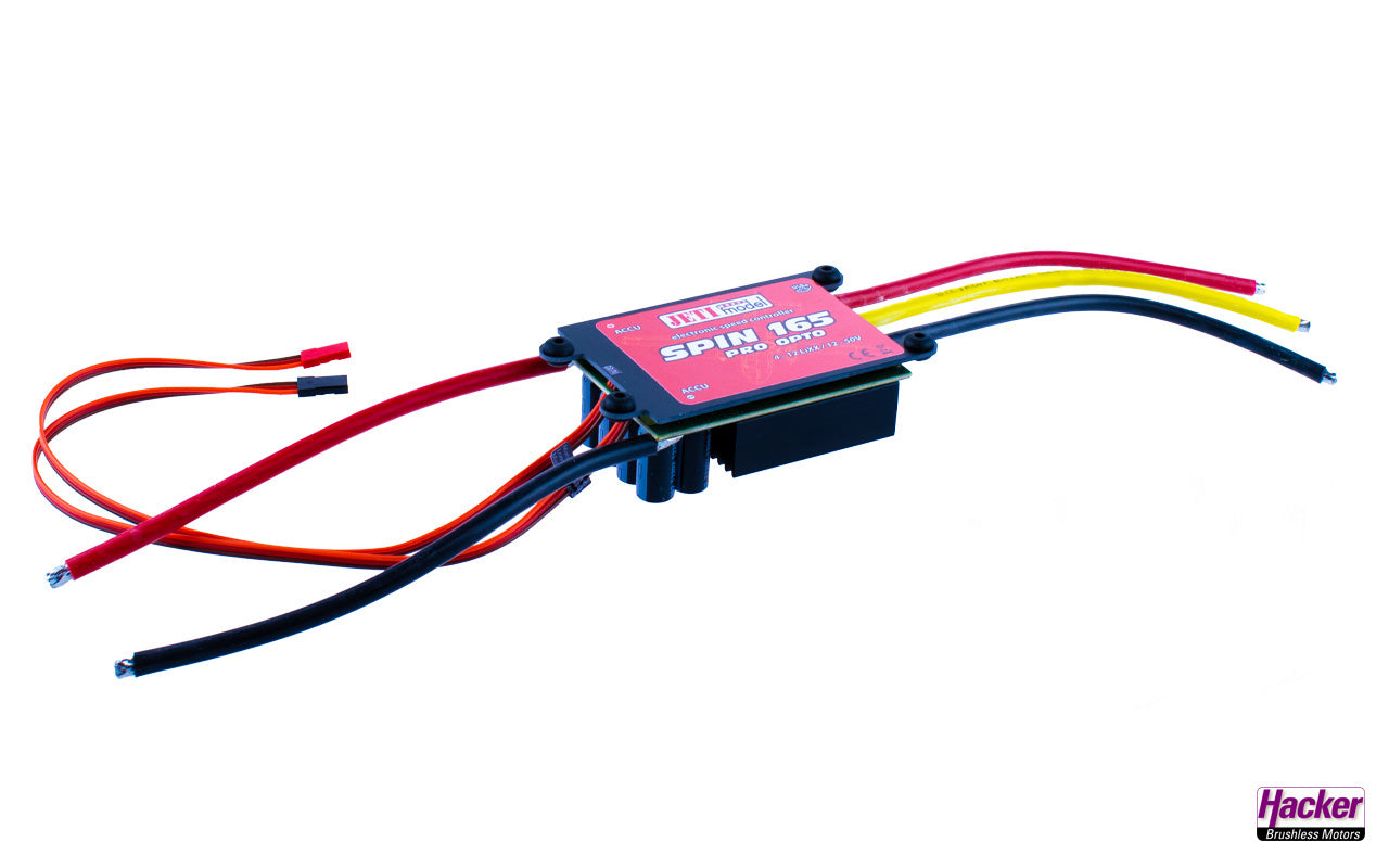 SPIN 165 Pro OPTO, 4 - 12 LiPo -Zellen, Hacker # 51007012