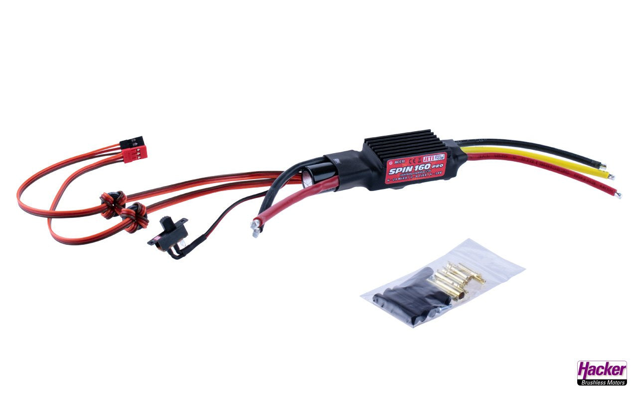 SPIN 160 PRO, BEC, 2-8 LiPo-Zellen, Hacker # 51007160