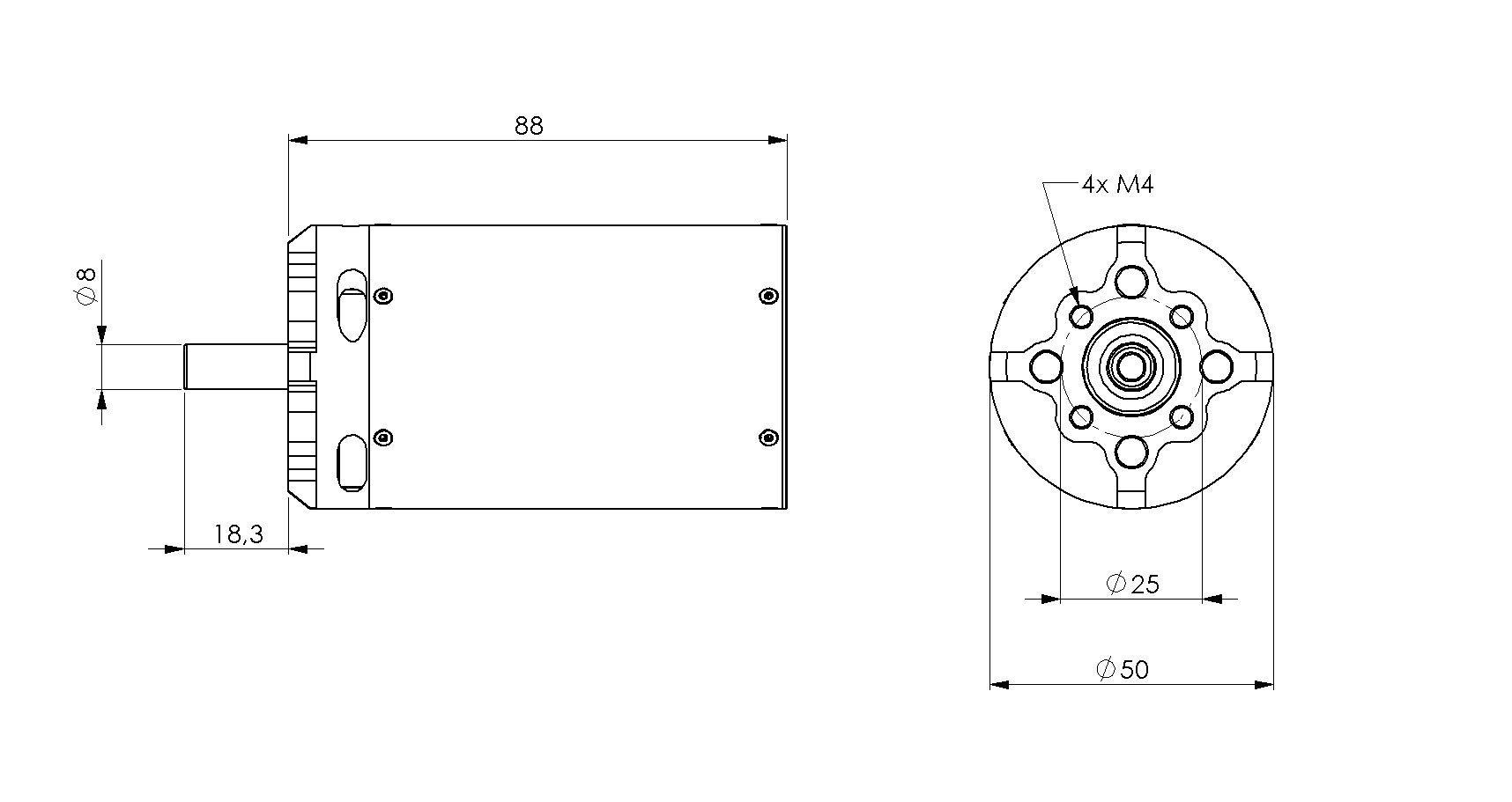 E60-L 1,5D, Motor für 120er Impeller, Hacker # 62100531