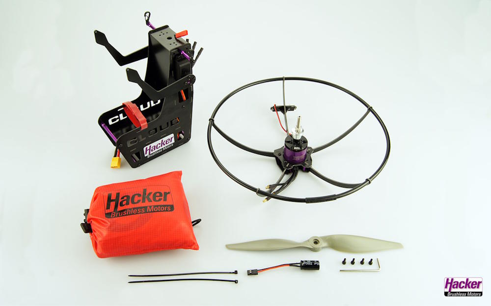 Para-RC Cloud 1.5 Complete Set ARF (purple)
