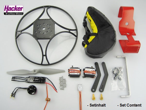 Para-RC Backpack Set S EVO for Para RC Paragliders, Hacker # 67057100
