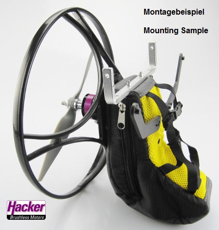 Para-RC Backpack Set S EVO for Para RC Paragliders, Hacker # 67057100