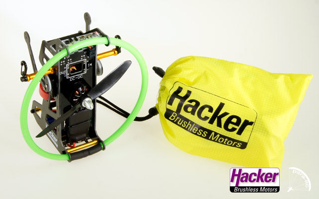 Para-RC Cloud 0.5, Backpack Set ARF, yellow, Hacker # 67058071