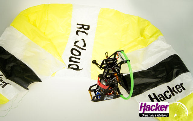 Para-RC Cloud 0.5, Backpack Set ARF, yellow, Hacker # 67058071