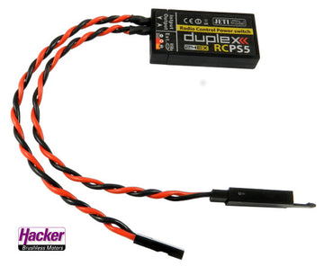 DUPLEX 2.4EX RC Power Switch 5 (drahtloser Ein-/Ausschalter), Hacker # 80001228