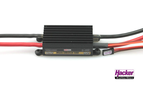 DUPLEX 2.4EX Main Switch 100 mit Magnet Switch, Hacker / Jeti # 80001230