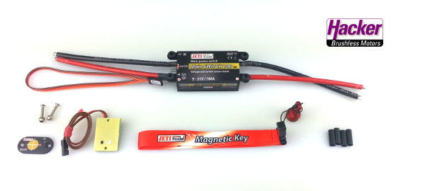 DUPLEX 2.4EX Main Switch 100 mit Magnet Switch, Hacker / Jeti # 80001230