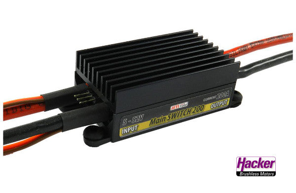 DUPLEX 2.4EX Main Switch 200 mit Magnet Switch, Hacker / Jeti # 80001232