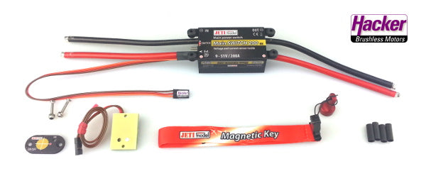 DUPLEX 2.4EX Main Switch 200 mit Magnet Switch, Hacker / Jeti # 80001232