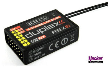 Jeti DUPLEX 2.4EX Empfänger REX 6, Hacker # 80001237