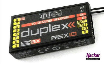 Jeti DUPLEX 2.4EX Empfänger REX 10, Hacker # 80001239