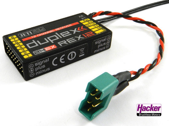 Jeti DUPLEX 2.4EX Empfänger REX 12, Hacker # 80001240