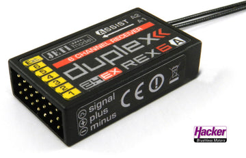 Jeti Duplex 2.4EX GYRO Empfänger REX 6 Assist, Hacker # 80001241
