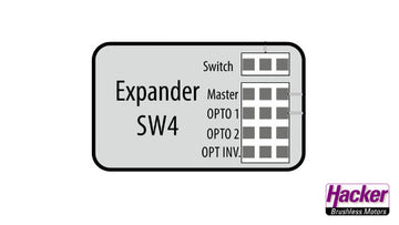Jeti DUPLEX 2.4EX Expander SW4, Hacker # 80001247