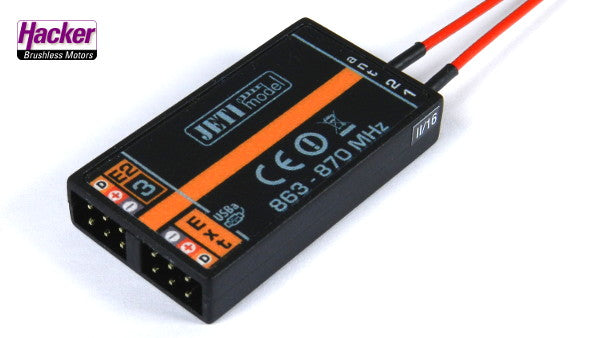 JETI DUPLEX 2.4EX Empfänger Rsat 900Mhz, Hacker # 80001250