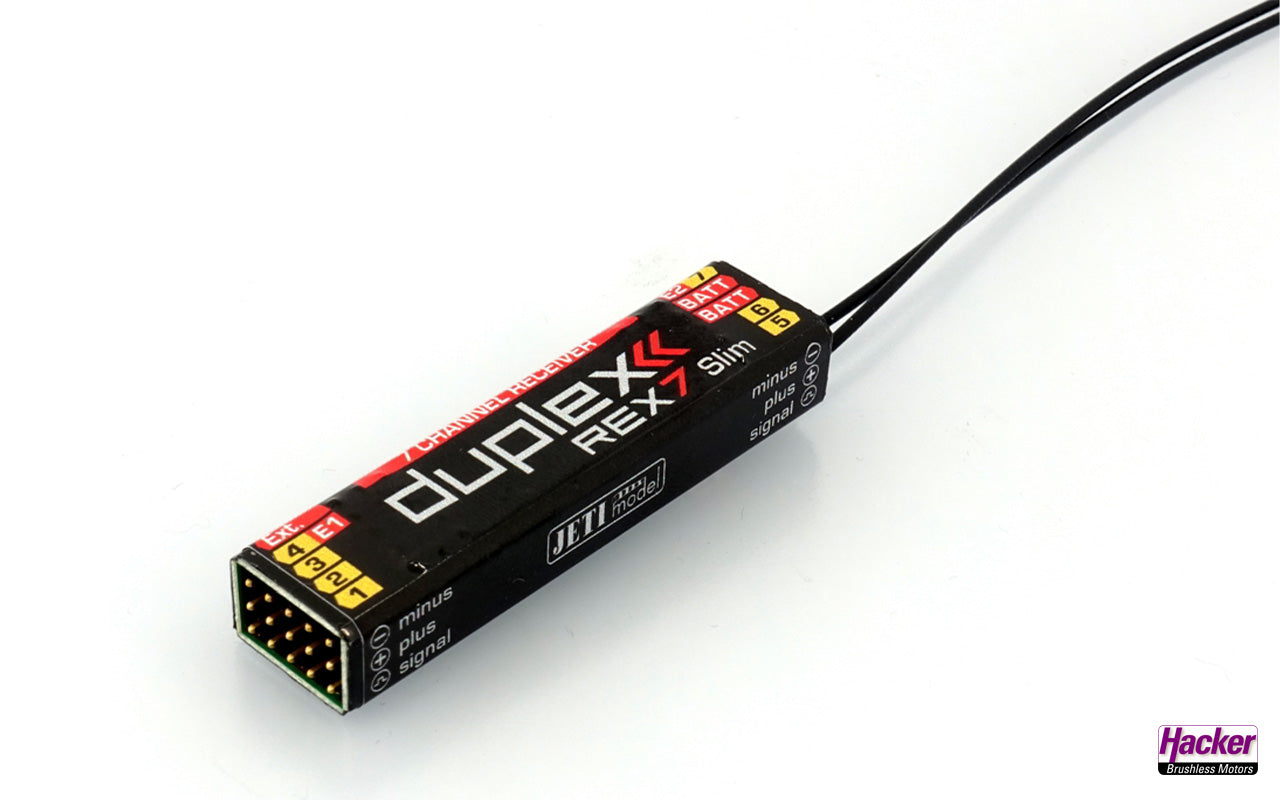 Jeti DUPLEX 2.4EX Empfänger REX 7 SLIM, Hacker # 80001254