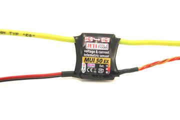 Spannungs- und Stromsensor Jeti MUI 50 (bis 50A) für Jeti Duplex 2.4Ghz System