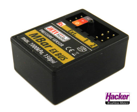 DUPLEX 2.4EX MBar, Drucksensor für Jeti Telemetrie, Hacker # 80001321