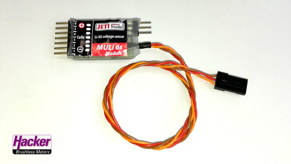 DUPLEX 2.4EX MULi 6s-Module, Spannungssensor bis 6S LiXX, erweiterbar bis 18S!