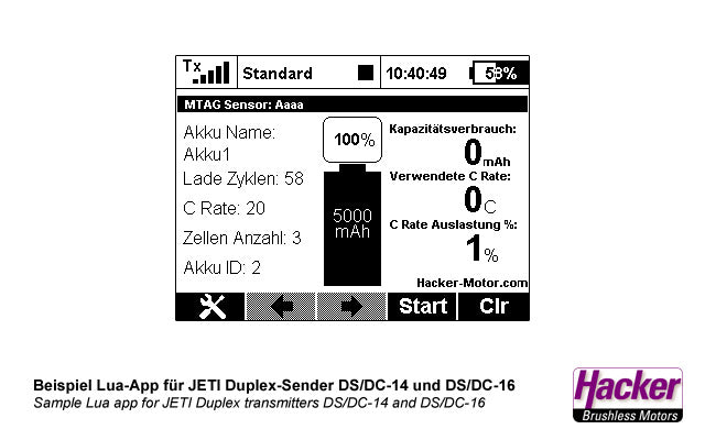 Jeti Duplex 2.4 EX Hacker TopFuel MTAG Battery Reader
