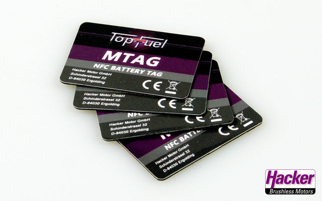 Hacker TopFuel MTAG Battery Sticker, VE 4 Stück