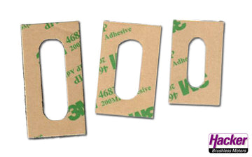 Adhesive Pads for JETI Duplex REX-Assist Receivers, Hacker # 80001422