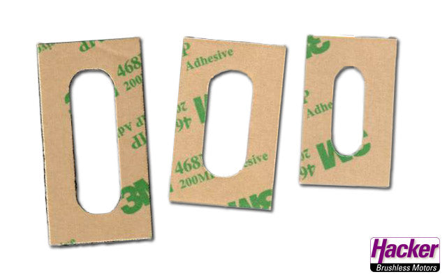 Adhesive Pads for JETI Duplex REX-Assist Receivers, Hacker # 80001422