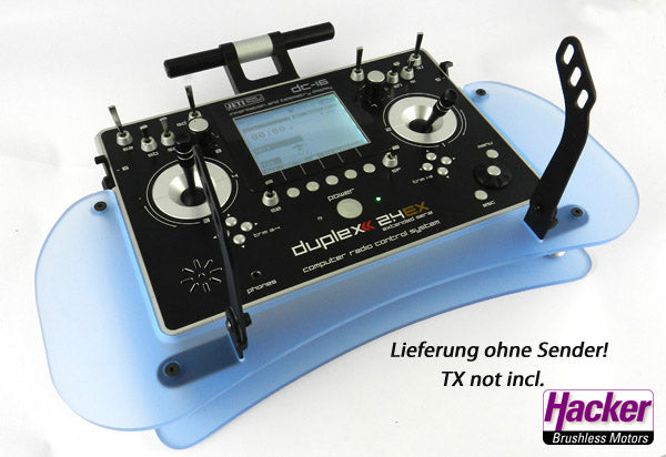 Acrylglas-Senderpult (blau transp.) zu Jeti DC-14/16/24, Hacker # 80001534