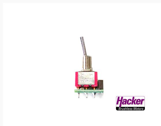 2-Stufen-Schalter (kurz) für Jeti Duplex DS Sender, Hacker # 80001550