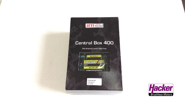 JETI DUPLEX 2.4EX Central Box 400 + 2x Rsat2 + RC Switch, Hacker # 80001607