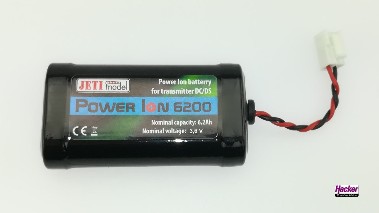 Transmitter battery Power Ion 6200 for Jeti Duplex DC/DS transmitters, 99g