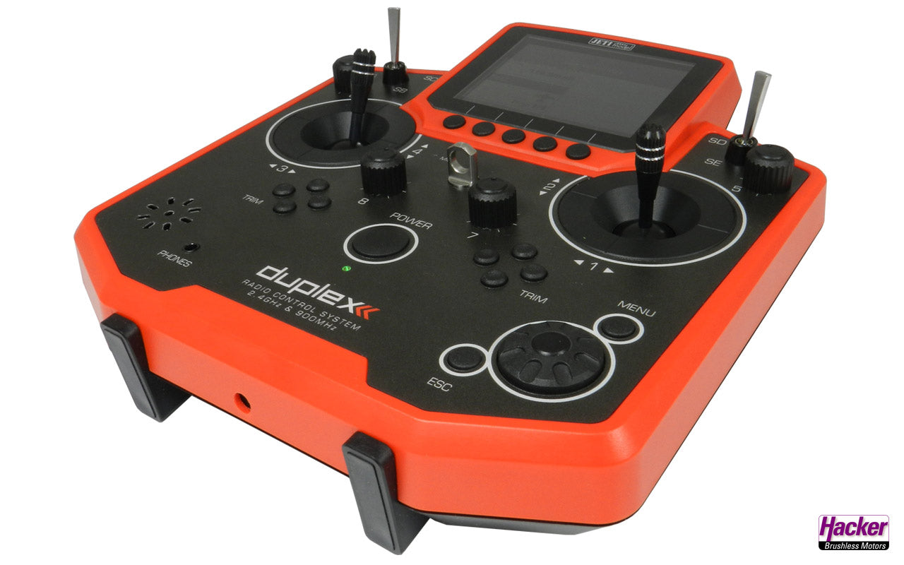DS-12 Duplex 2.4EX Handheld Transmitter, Mode 2, Red