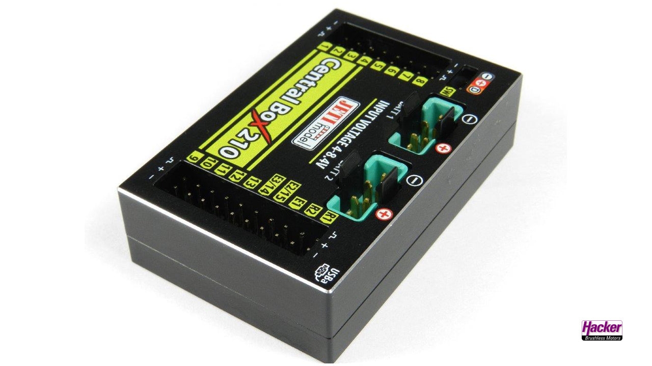 Central Box 210, incl. 2x Rsat2 und RC Switch, DUPLEX 2.4EX, Hacker # 80001672