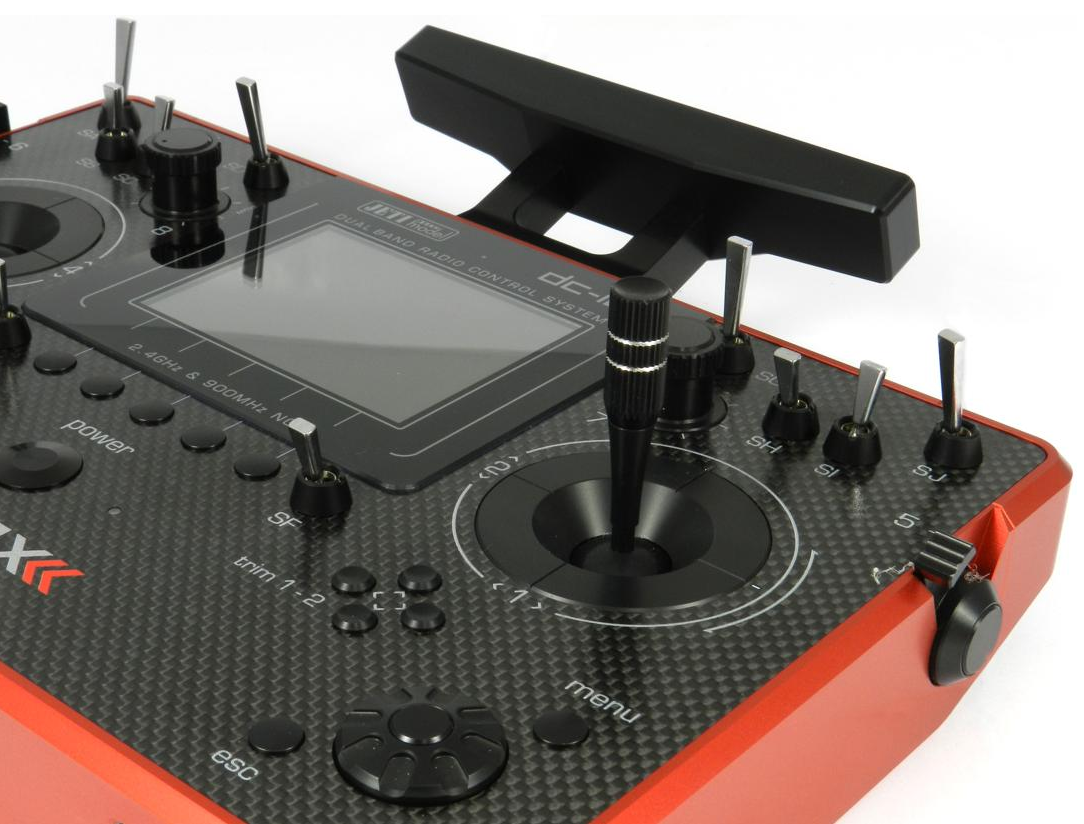 Tray Transmitter DC-16 II Carbon Line Red Multimode, incl. REX 10
