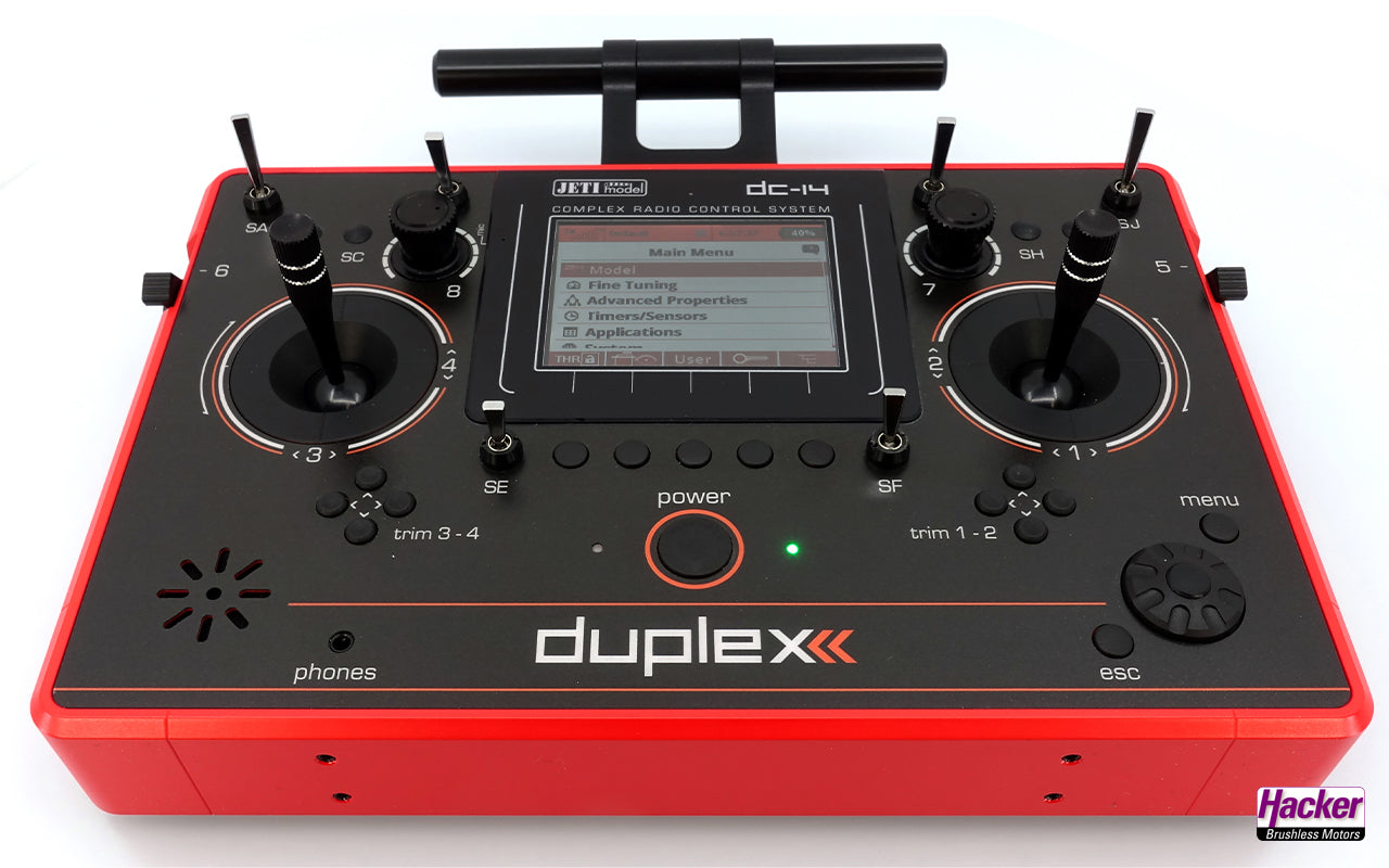 DC-14 II, Duplex 2.4, Pultsender, Rot, Multimode, Hacker # 80001689