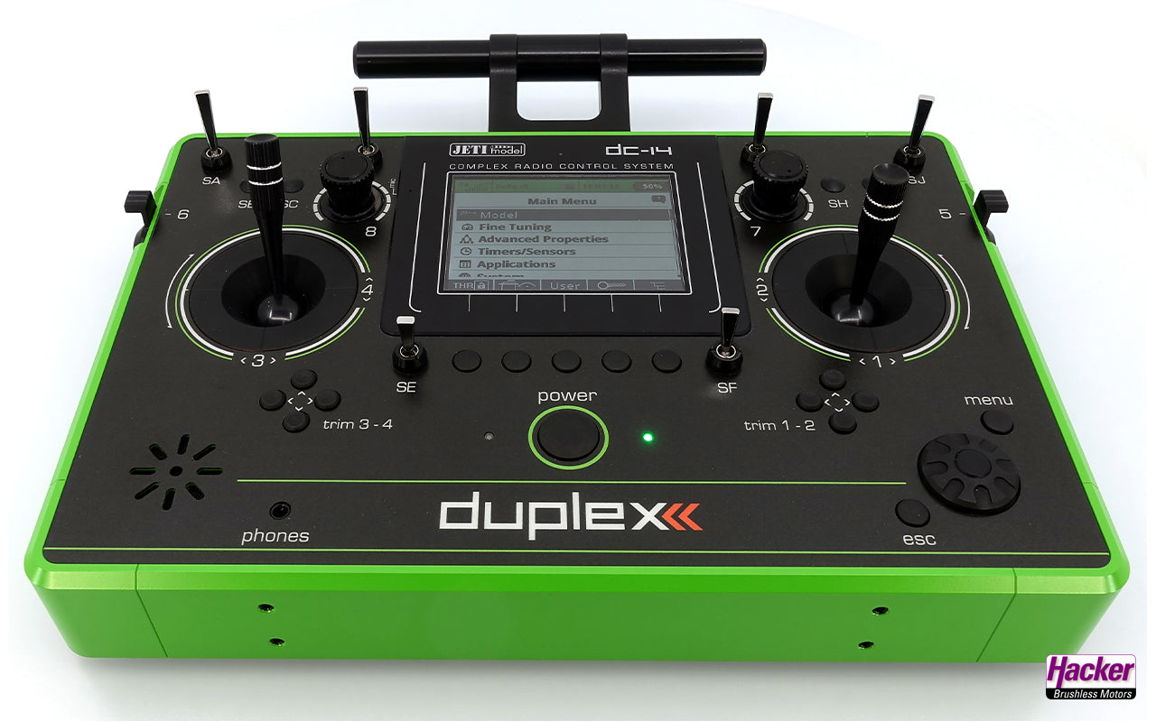 DC-14 II, Duplex 2.4, Pultsender, Grün, Multimode, Hacker # 80001691