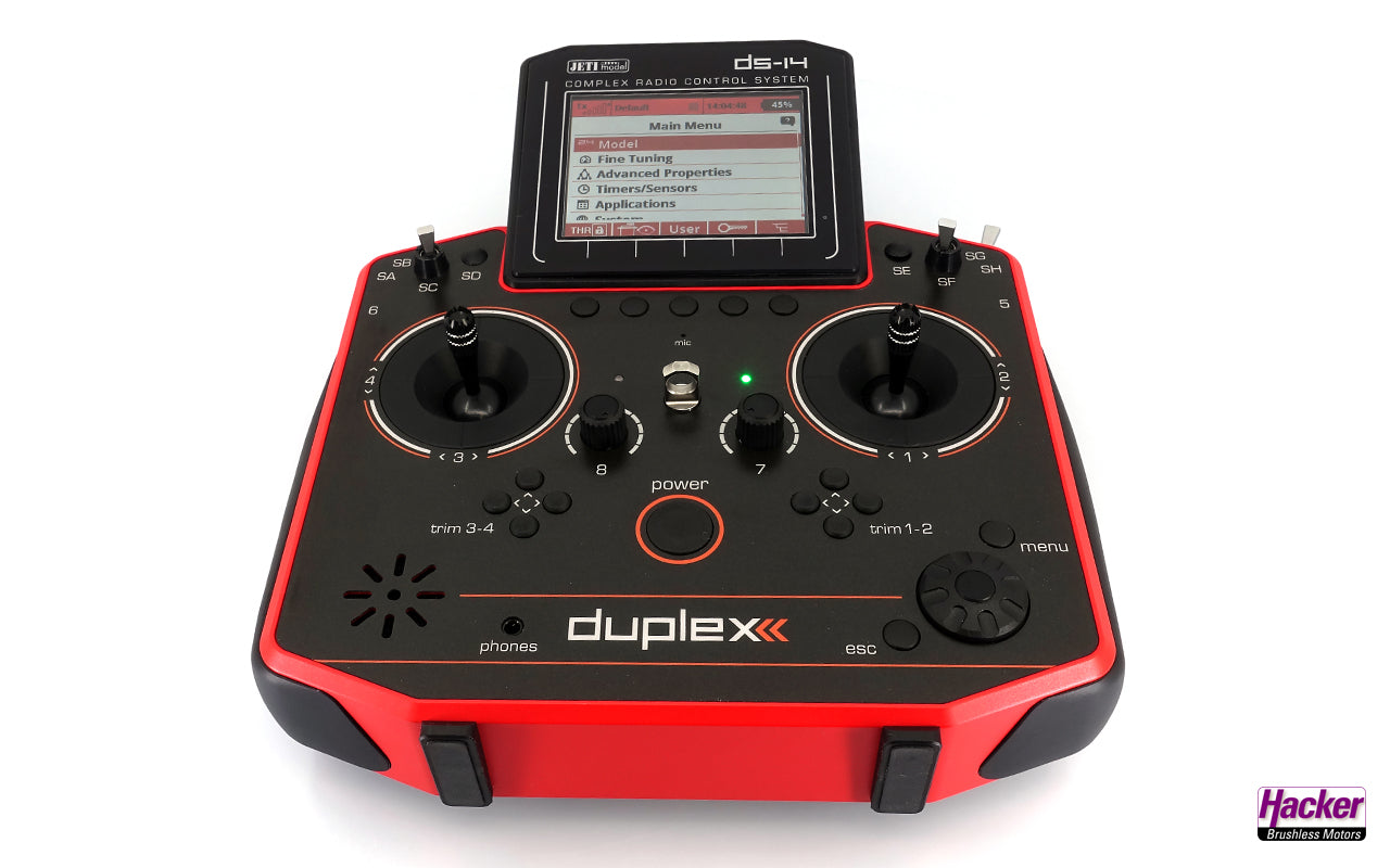 DS-14 II, Duplex 2.4, Handsender, Rot, Multimode, Hacker # 80001692