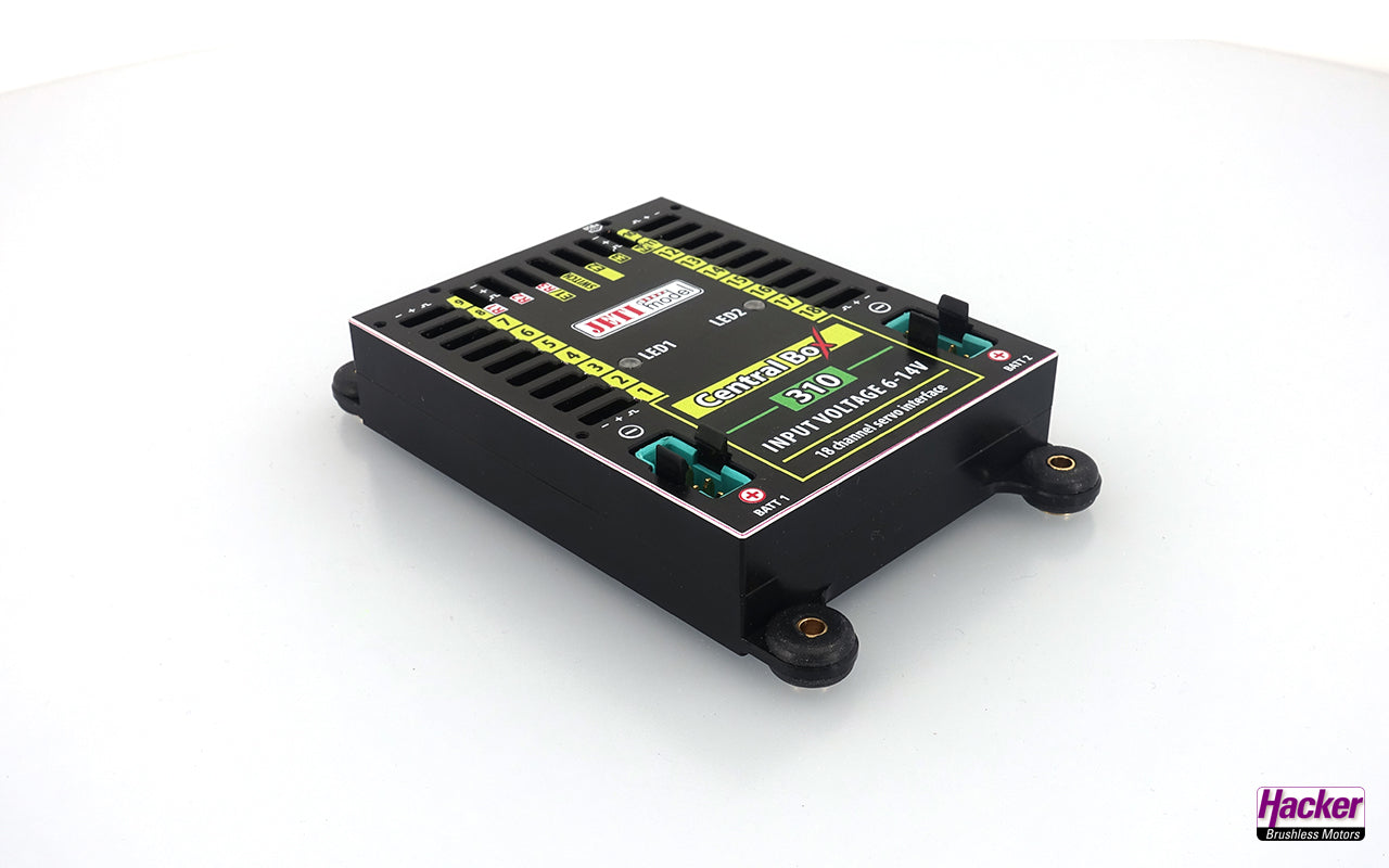 Central Box 310, incl. 2x Rsat2 + RC Switch, DUPLEX 2.4EX, Hacker # 80001701