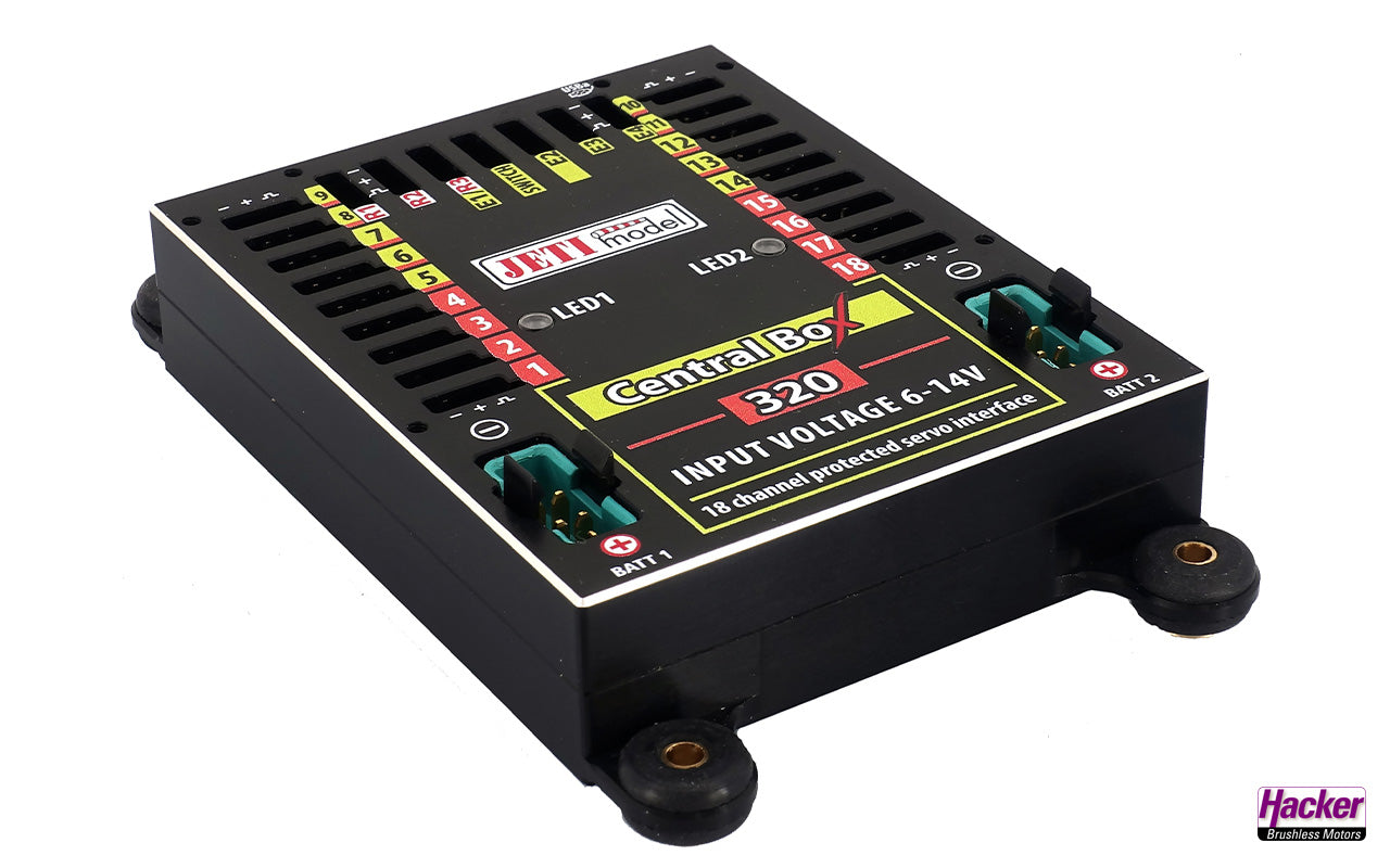 Central Box 320 incl. Magnetic Switch, DUPLEX 2.4EX, Hacker # 80001702