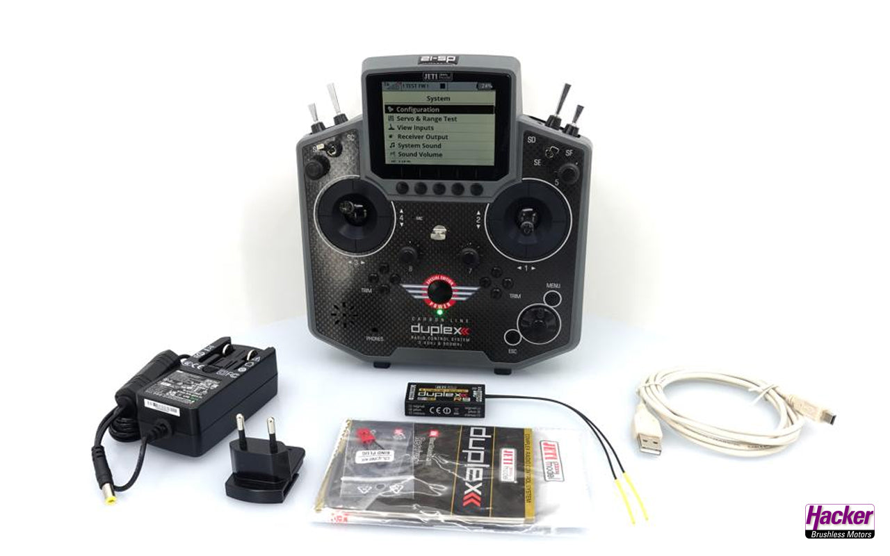 DS-12 Handsender Special Edition 2023 Carbon Gray Multimode inkl. Jeti Duplex R9