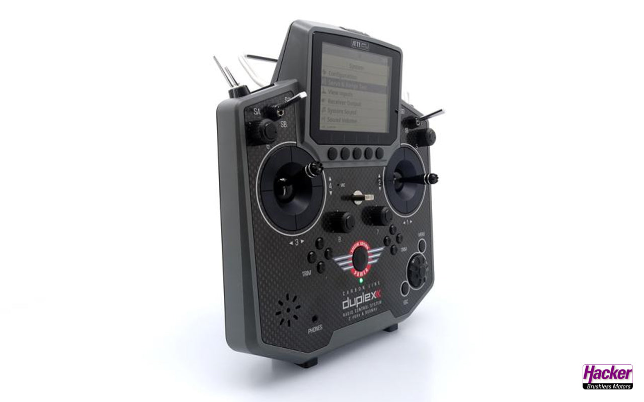 DS-12 Handsender Special Edition 2023 Carbon Gray Multimode inkl. Jeti Duplex R9