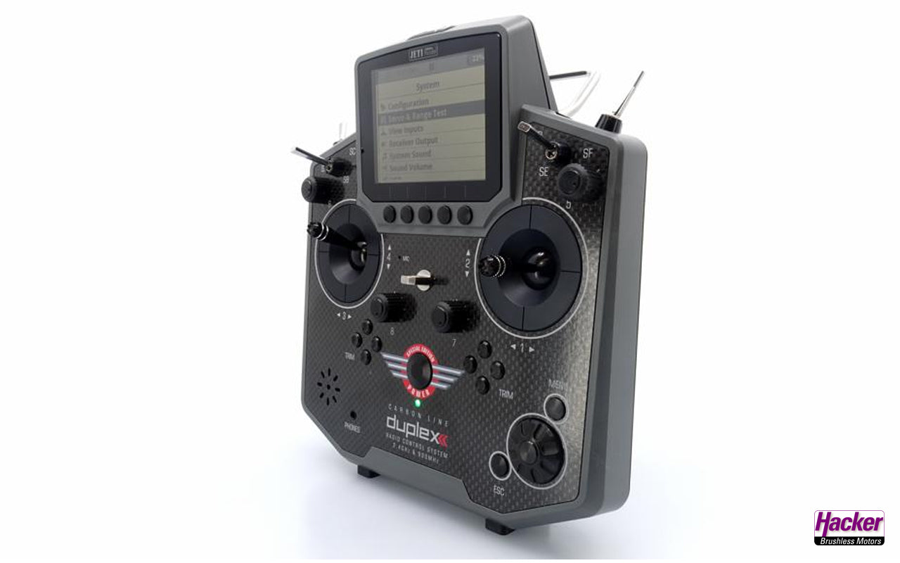 DS-12 Handsender Special Edition 2023 Carbon Gray Multimode inkl. Jeti Duplex R9