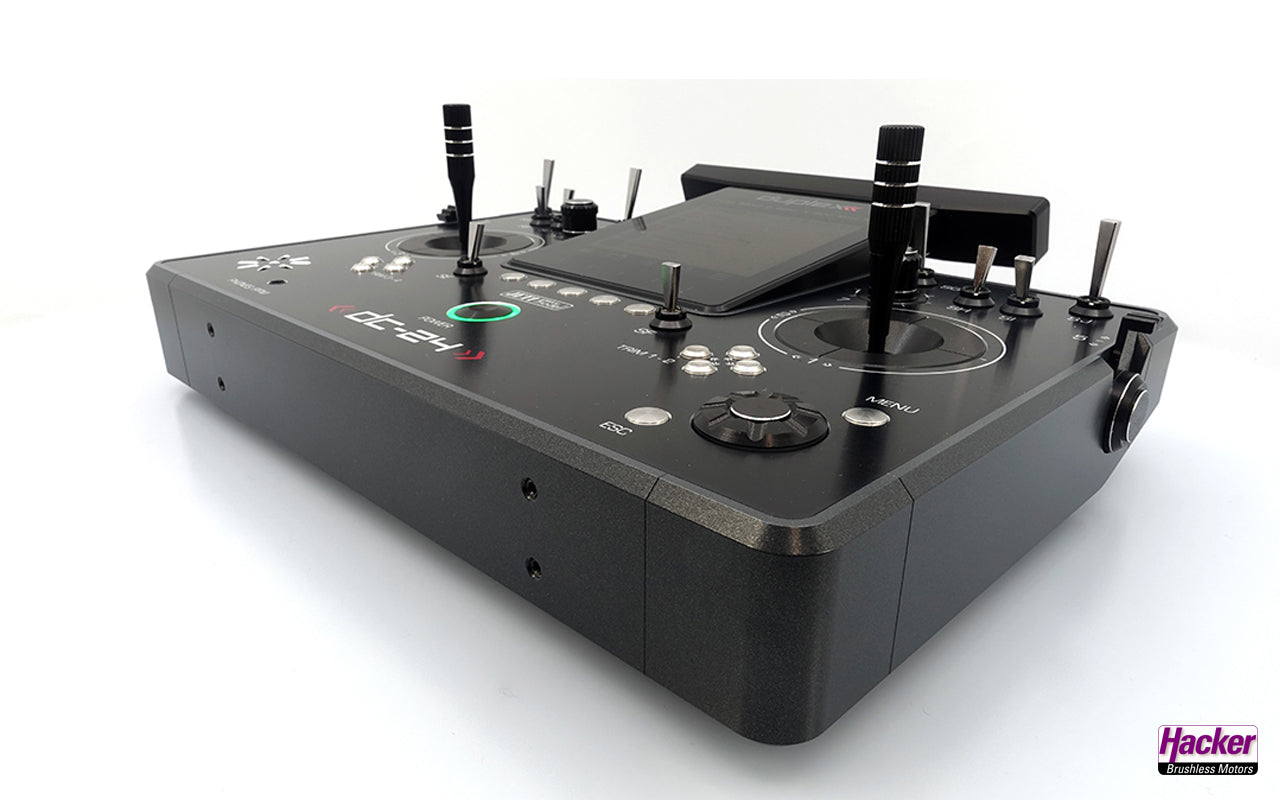 Tray Transmitter DC-24 II, Gray, Jeti Duplex 2.4EX, Multimode, # 80001757
