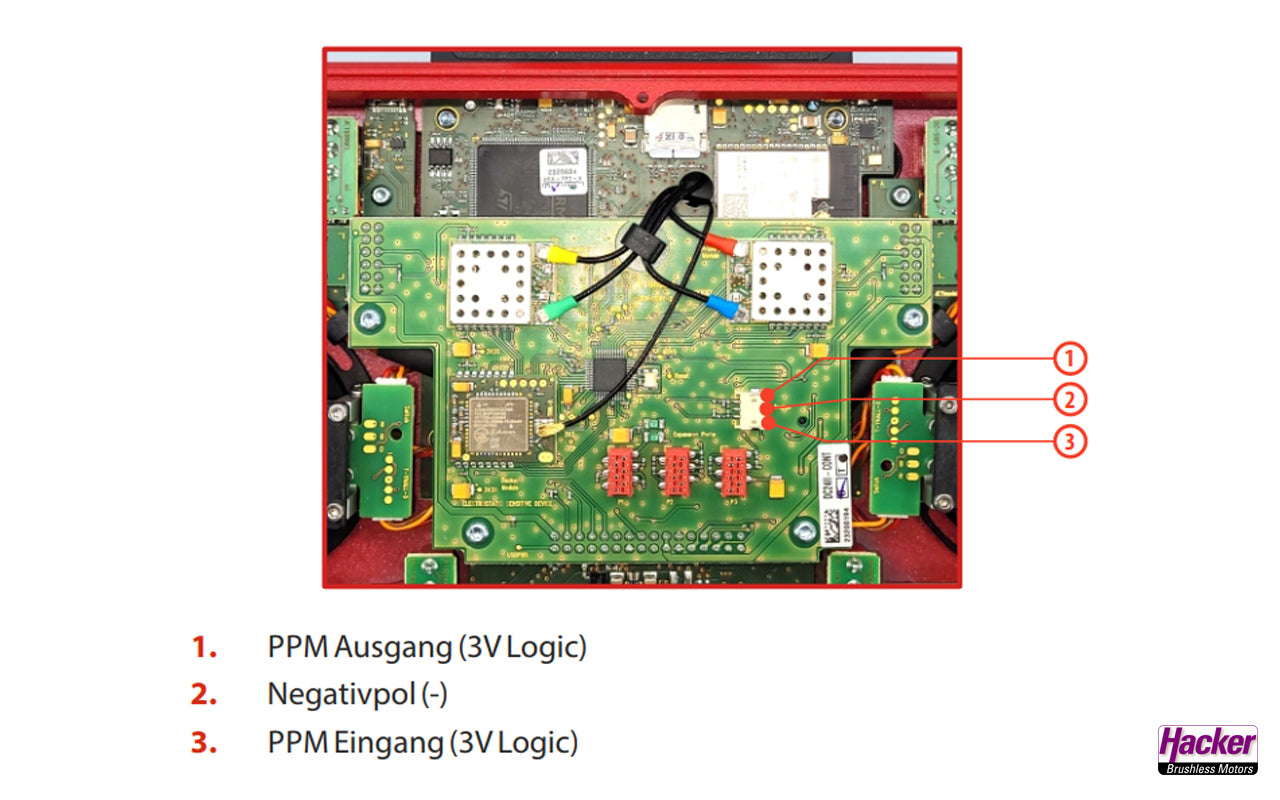 MSW-Erweiterungsmodul für DC/DS 24 II, JETI/DUPLEX 2.4EX, Hacker # 80001758